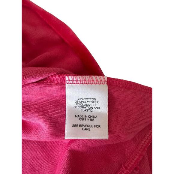 Vintage Y2K Juicy Couture Pink Velour Strapless Beach Royalty Dress‎ XXL EUC - Picture 4 of 8